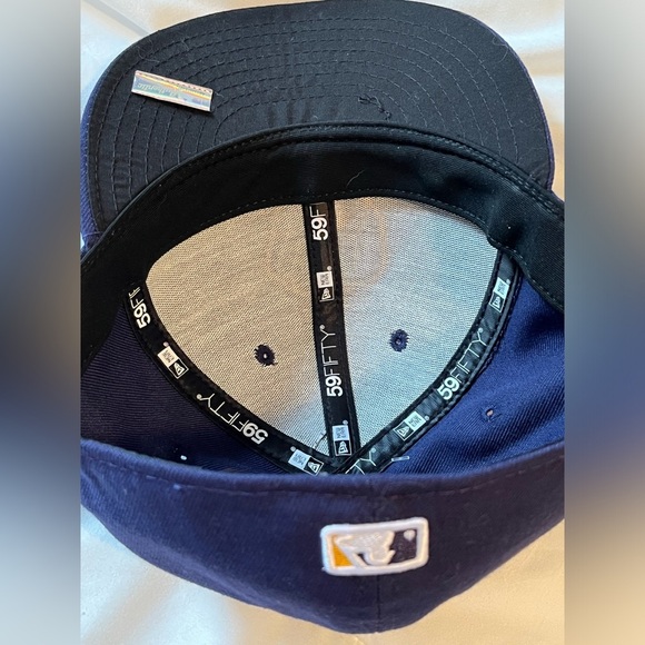 Milwaukee Brewers New Era 59 Fifty Contoured Crown Curved Visor Hat NWT - Picture 12 of 12